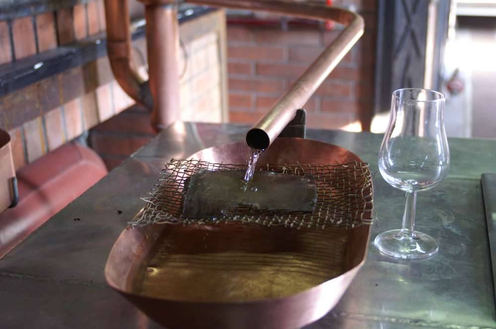 distillation d'alcool